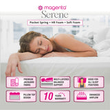 Magenta SERENE - Pocket Spring + HR Foam