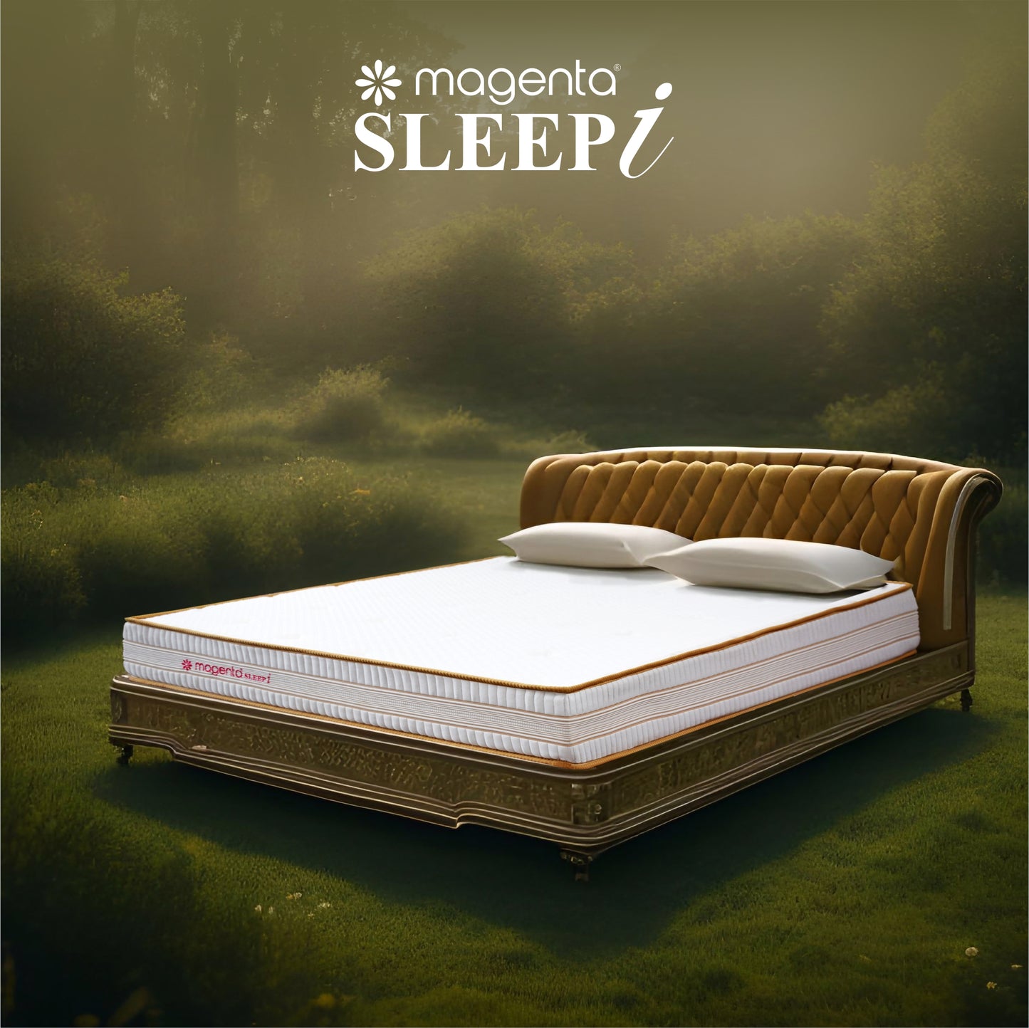 Magenta Sleep i 8” - HR Foam + Memory Foam Hybrid Quilt