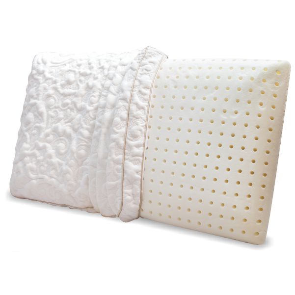 Molded Ventilated Memory Foam Pillow – Magenta